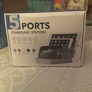 Multi USB charging station still in the original box never used.